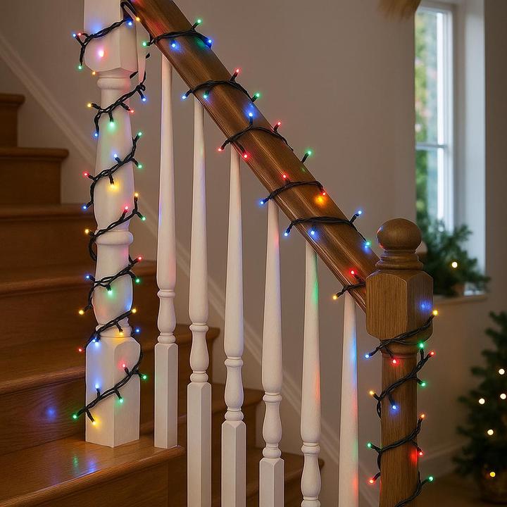 Actual product image Champ Snake LED-Lichterkette – 200 mehrfarbige LEDs (4 m)