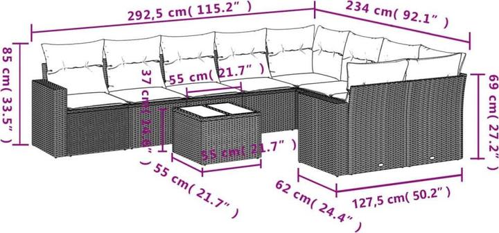 Produktbild vidaXL Courtney