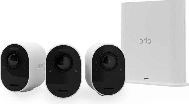 Image du produit Arlo Ultra 2 Spotlight, pack de 3 caméras, blanc (3840 x 2160 pixels)