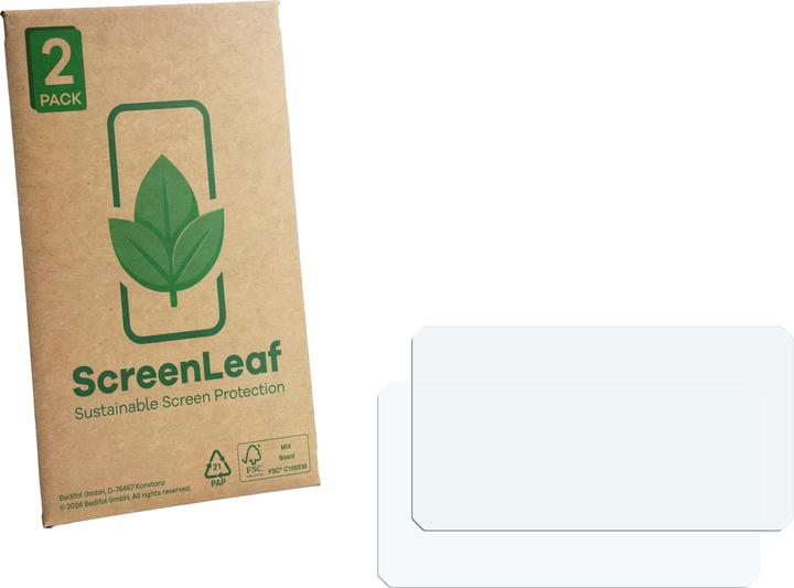 Produktbild ScreenLeaf Schutzfolie für Interphone Sync55B nachhaltiger Displayschutz Display Schutz Folie Klar Transparent