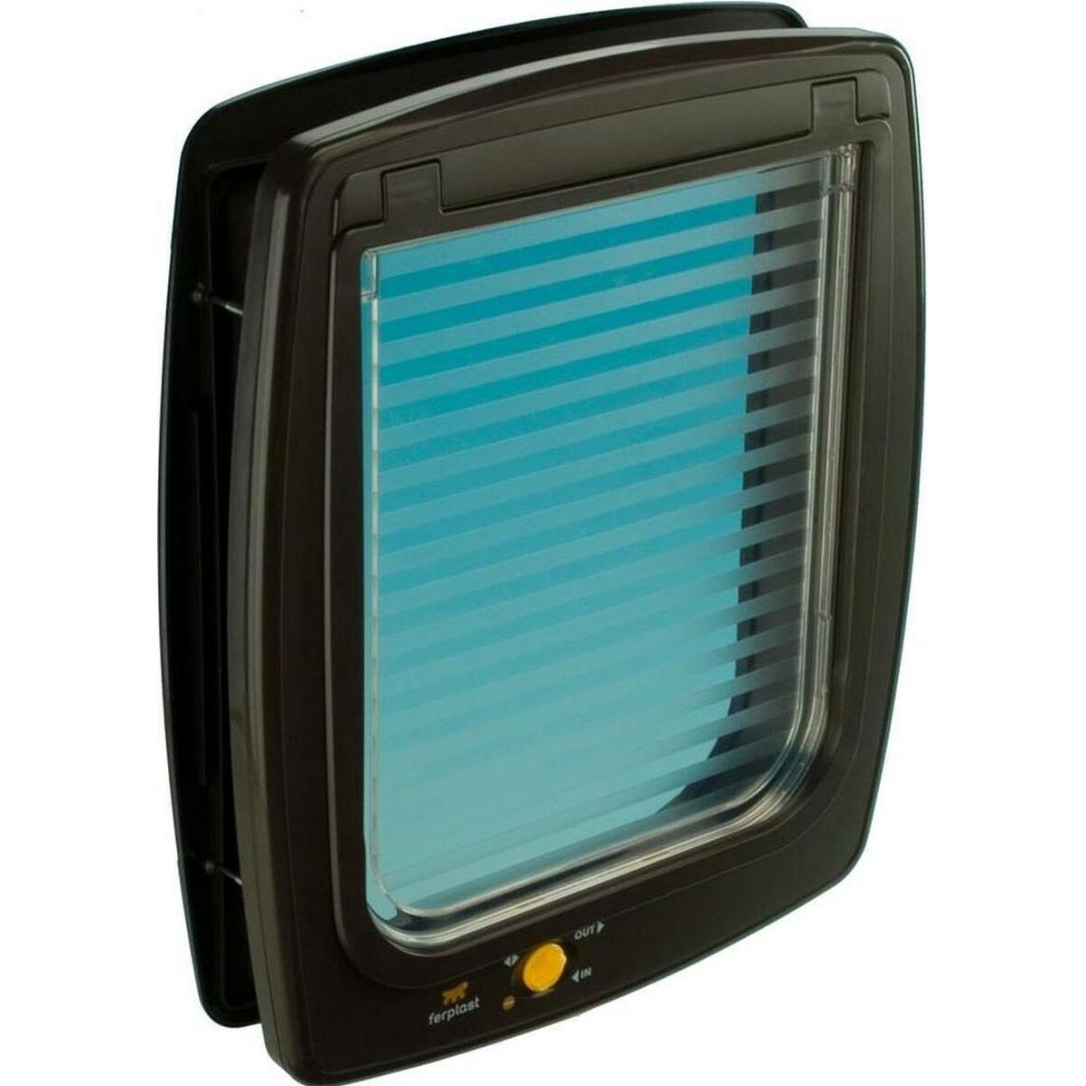 Ferplast Tarp SWING 15 T BRĄZ (Gattaiola manuale), Porta per gatti + Rete per gatti