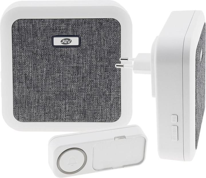 Actual product image REV Radio Gong Radio Gong Orchestra mains operated white (Wireless)