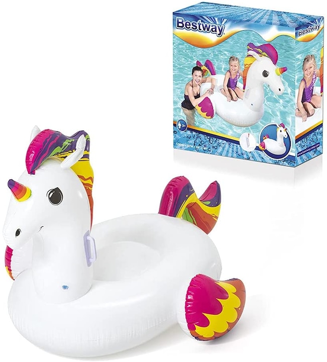 Produktbild Bestway aufblasbare Figur Fantasy Unicorn Ride-on