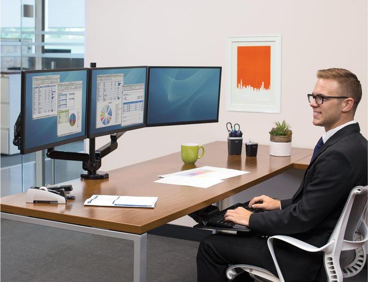 Produktbild Fellowes Platinum Series Dreifach-Monitorarm (Tisch, 27")