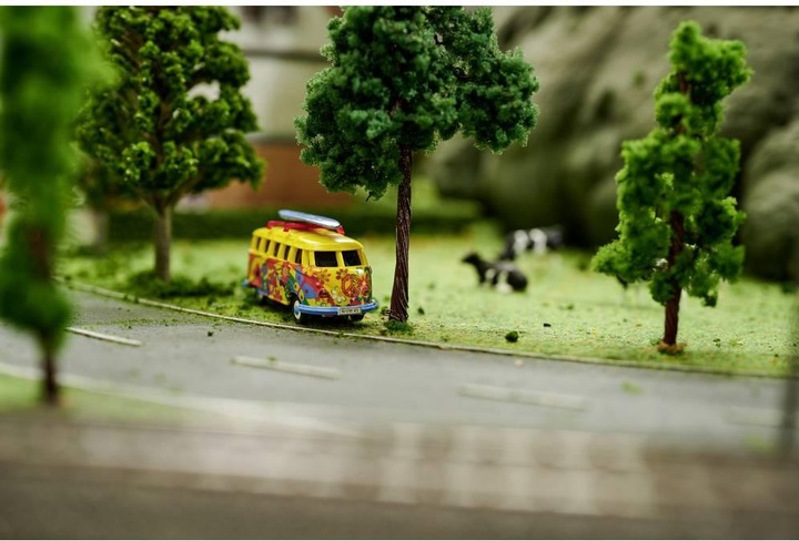 Actual product image Carson Modellsport 1:87 VW T1 Bus Flower Power 100% RTR 1:87 RC Beginner Mo (RTR Ready-to-Run)