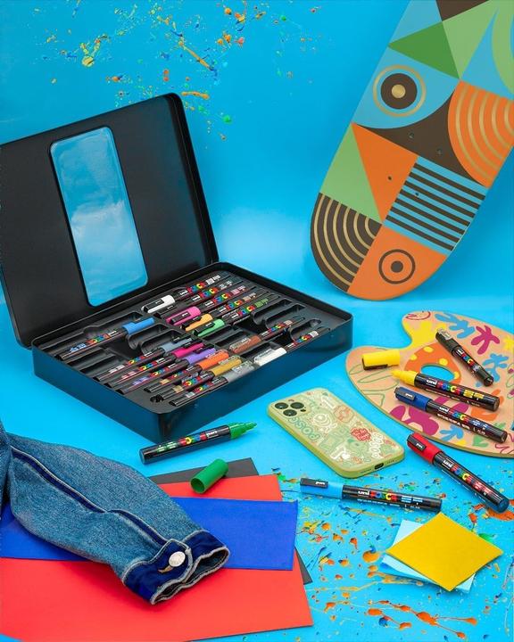 Produktbild Posca Metal Tin Pop Colours - (401535) (20x)