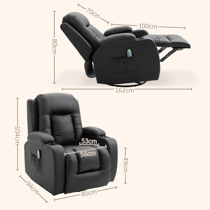 Image du produit Homcom Fauteuil de massage