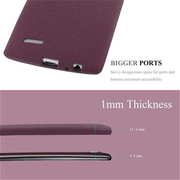 Produktbild Cadorabo TPU Frosted Hülle (LG G4, Motorola Moto G4 Plus)