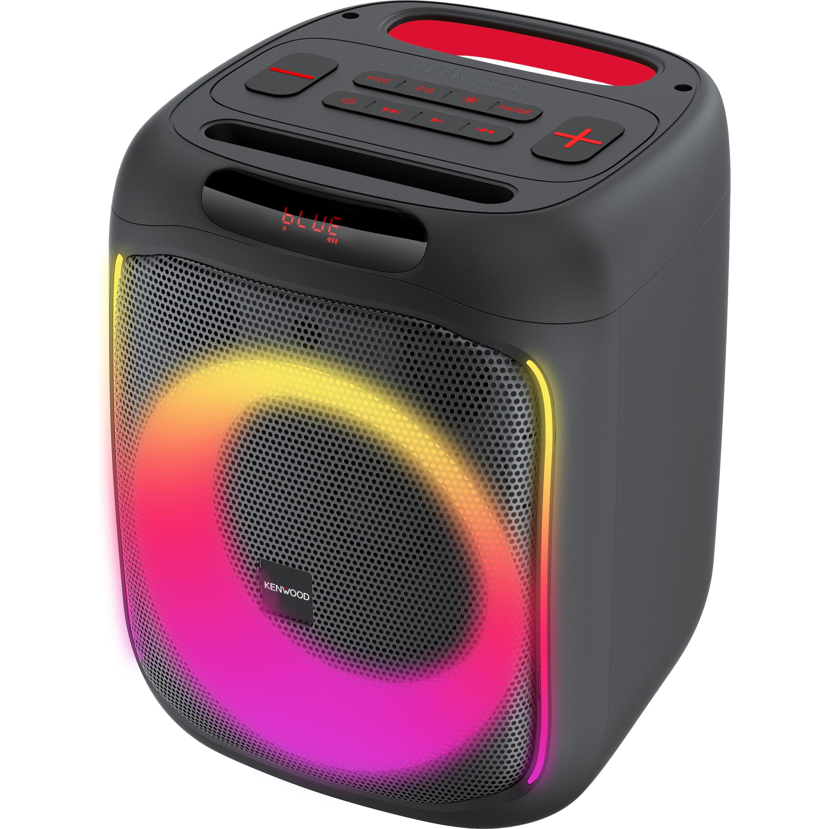 Kenwood BT SPEAKER ASP200BT (10 h, Akkubetrieb), Bluetooth Lautsprecher, Schwarz