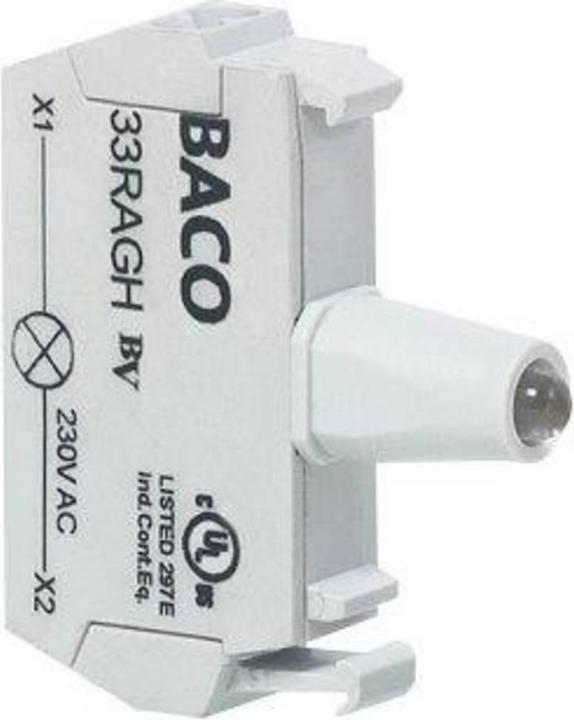 Image du produit Baco 33RAGH Élément à LED vert 230 V/AC 1 pc.