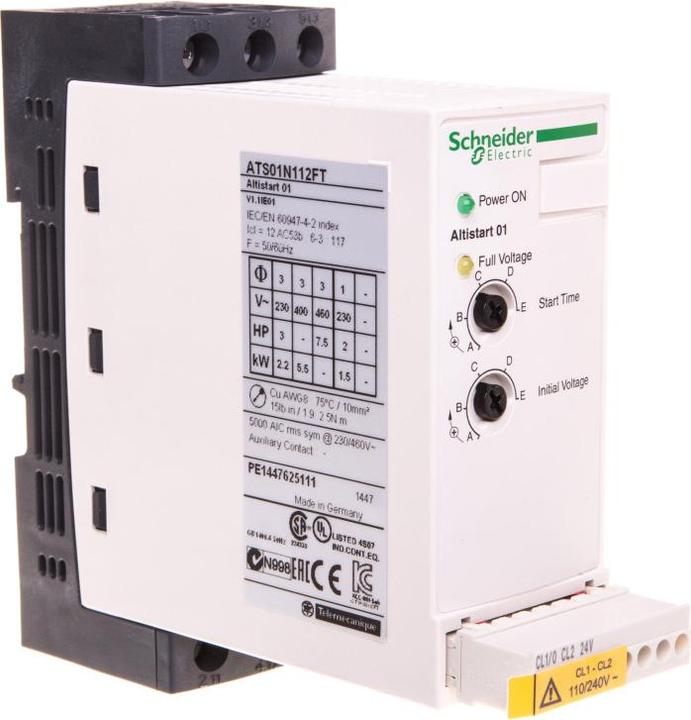 Actual product image Schneider Electric Soft starter ATS01 200-480V