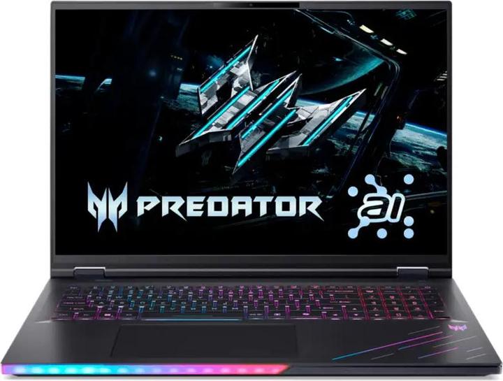 Actual product image Acer Predator Helios 18 AI (18", 3000 GB, 32 GB, Eng. Int., Intel Core Ultra 9 275HX)