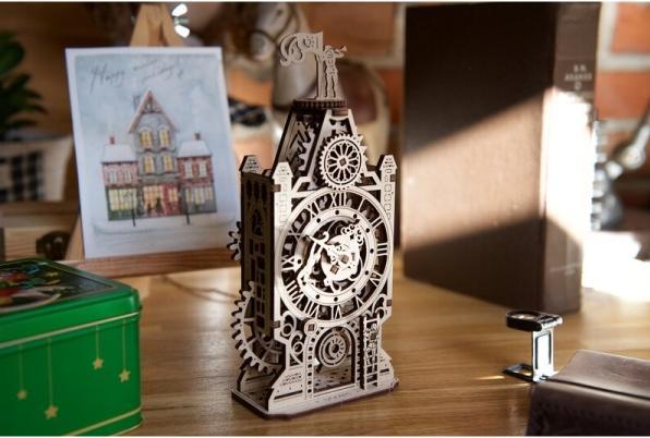 Actual product image Ugears Old clock tower