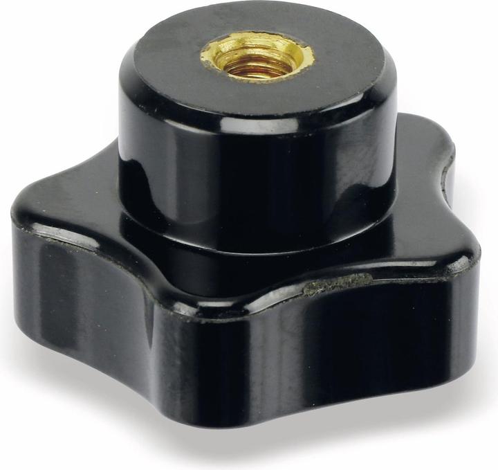 Produktbild Eneroid Sterngriffmutter, M5/15 mm, schwarz (M5)