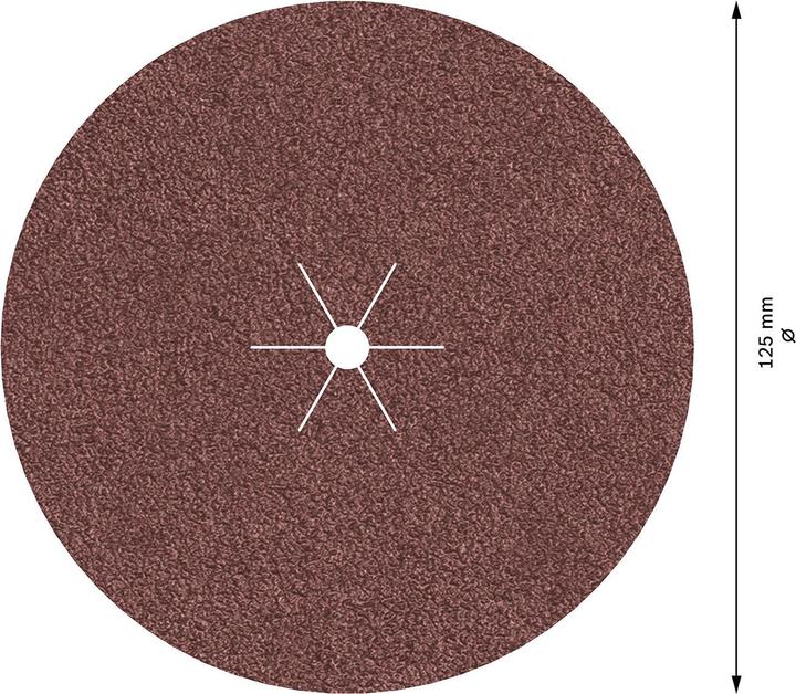 Produktbild Bosch Professional Zubehör PRO F460 Schleifblatt, 125 mm, G60 (60)