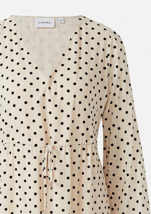 Image du produit Comma Kleid Midi-Chiffonkleid mit Polka Dots (36)