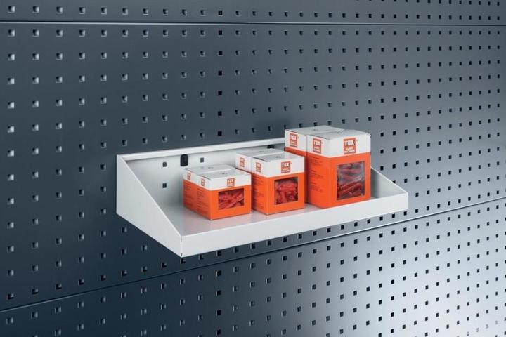 Produktbild Bott Ablageboden B450xT170xH105/30mm lichtgrau passend für Lochplatten