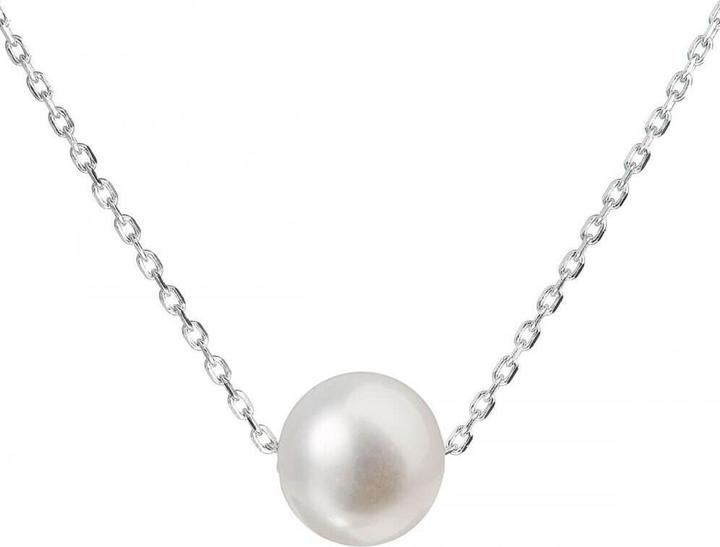 Produktbild Evolution Group Silver Necklace With Right Pearl 2204.1 (L) (Silber)