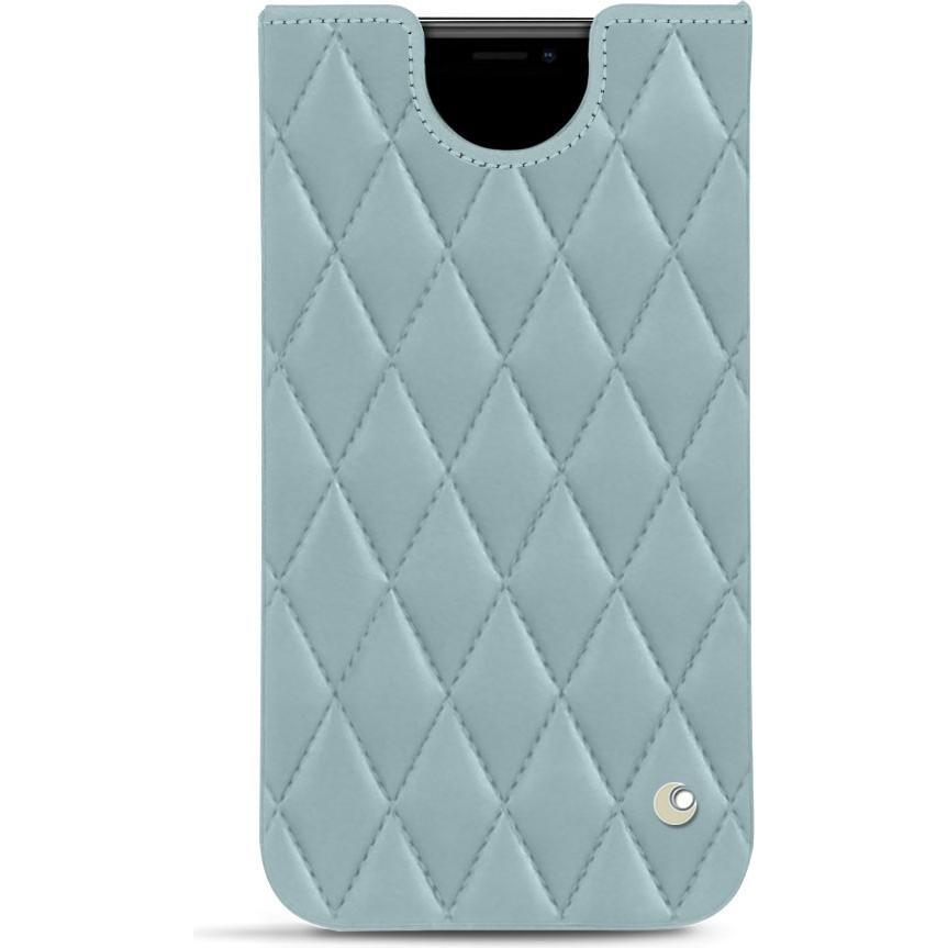 Noreve Lederschutzhülle (Apple iPhone 11 Pro), Smartphone Hülle, Blau