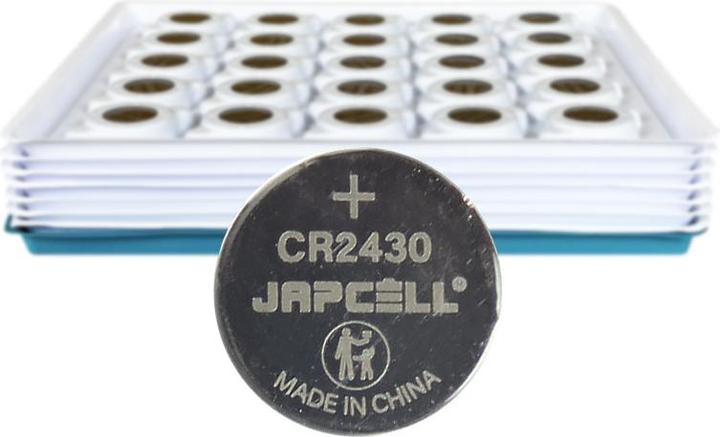 Actual product image Japcell Lithium (100 pcs., CR2430, 280 mAh)