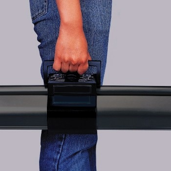 Produktbild Reflecta Bodenleinwand portable 169x196 (163x122) schwarzer Rücken/schwarzer Rand (64.17", 4:3)