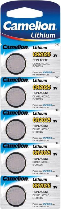 Image du produit Camelion Lithium (5 pcs, CR2025, 150 mAh)