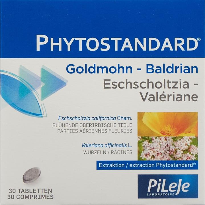 Produktbild Phytostandarts Goldmohn-Baldrian Tablette (30 Stück, Tabletten, 35 g)
