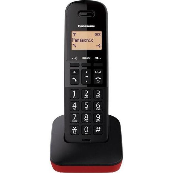Thumbnail - Panasonic KX-TGB610JTR, Telefon, Rot, Schwarz