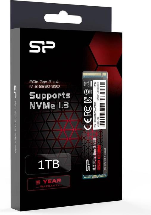 Produktbild Silicon Power P34A80 (1000 GB, M.2 2280)