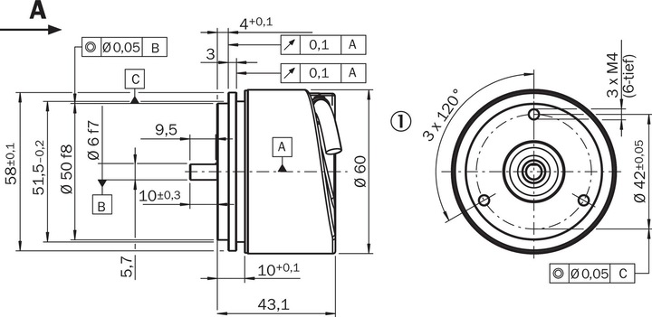 Produktbild Sick Incremental Encoder, 10000 ppr, HTL, TTL Signal, Solid Type, 6mm Shaft