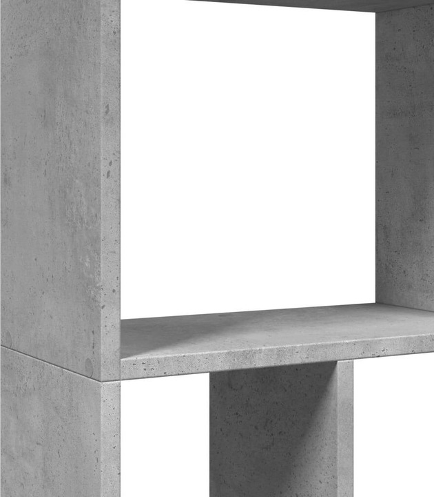 Actual product image VidaXL Bookcase Room divider Standing shelf File shelf Office shelf Shelf Concrete grey (60 x 20 x 120 cm)