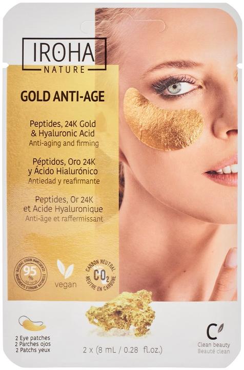 Produktbild Iroha Nature Nature - Gold Eye Pad (Augenpflege Stift, 12 ml)