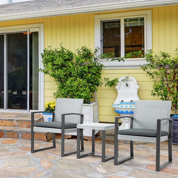 Actual product image Outsunny Garden furniture set consisting of 3 pieces