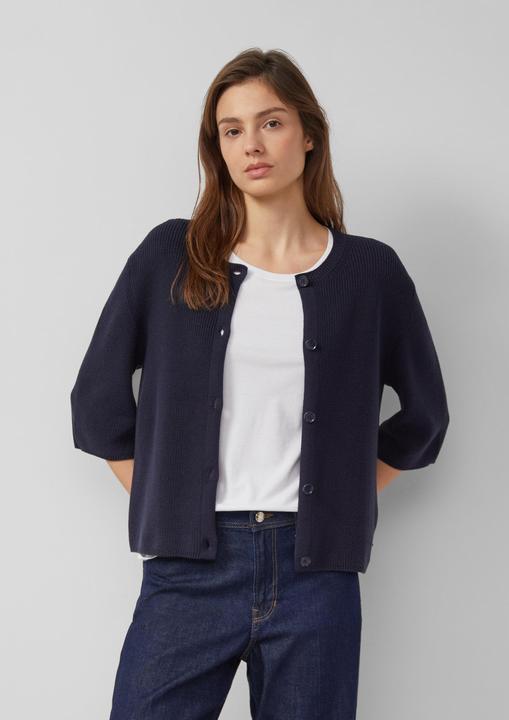 Produktbild s.Oliver Strickjacke Halbarm-Strickjacke (36)