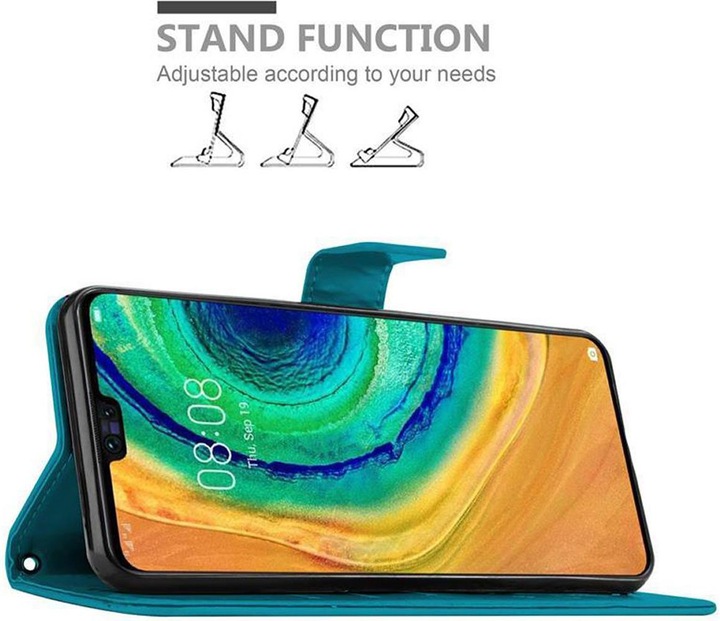 Actual product image Cadorabo Flower Book Cover (Mate 30)