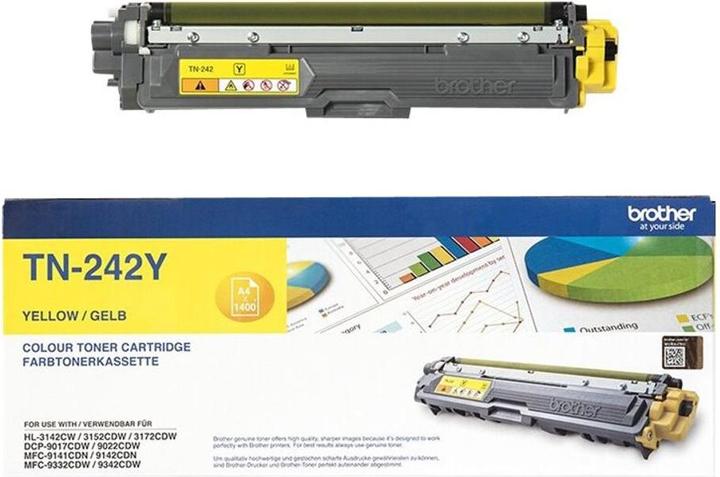 Actual product image Brother Tn-242y (Y)