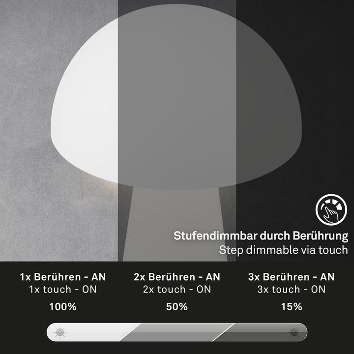 Produktbild Briloner Akku LED Tischleuchte (300 lm)