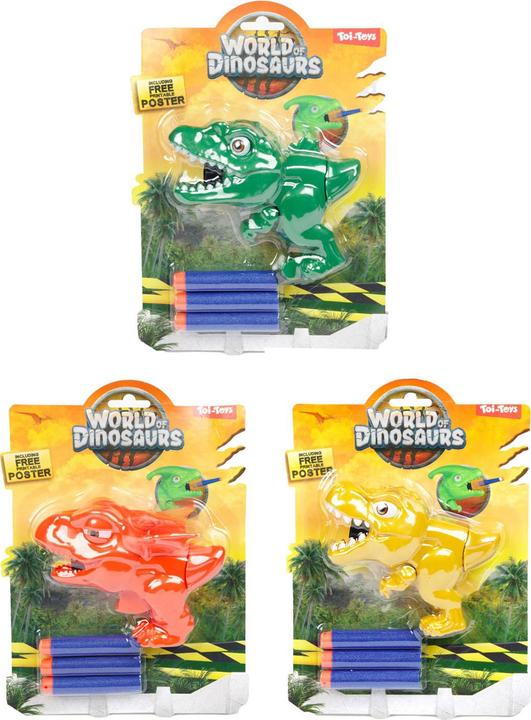 Produktbild Toi-Toys World of Dinosaurs Mini-Dino-Pistole mit Pfeilen, 4-tlg.