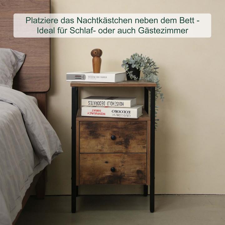 Produktbild Relaxdays Nachttisch (40 x 40 x 61 cm)