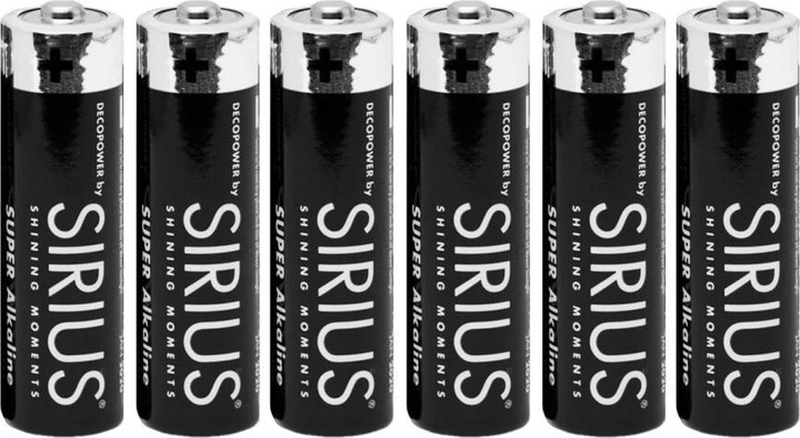Image du produit Sirius Piles AA pack de 6 (6 pcs, AA)