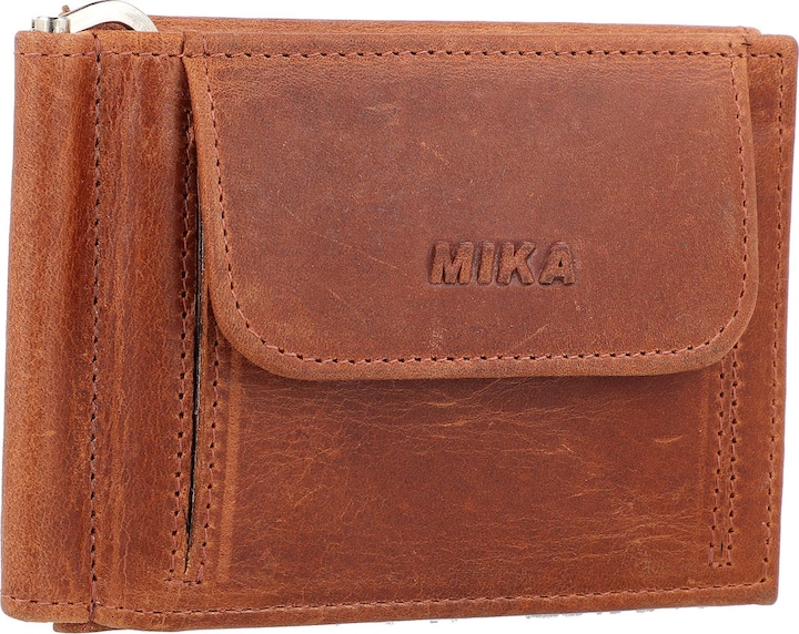 Produktbild Mika Geldbörse RFID Leder 11 cm mit Geldscheinklammer