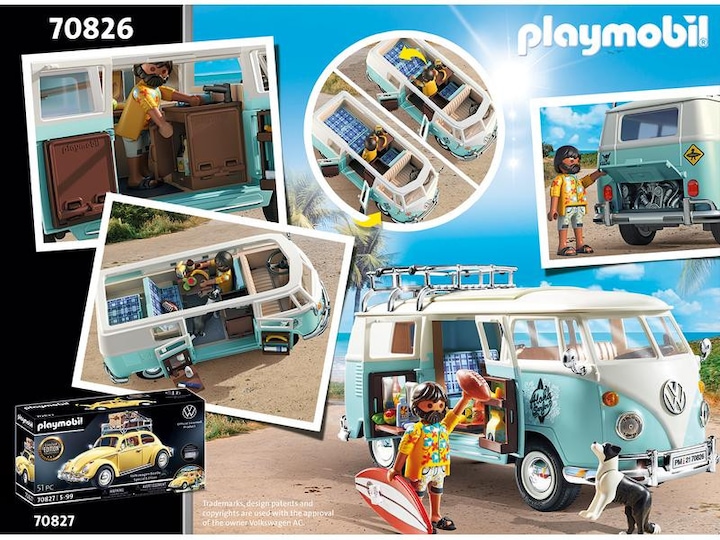 Actual product image Playmobil Volkswagen T1 Camping Bus - Special Edition (70826, Playmobil Volkswagen)