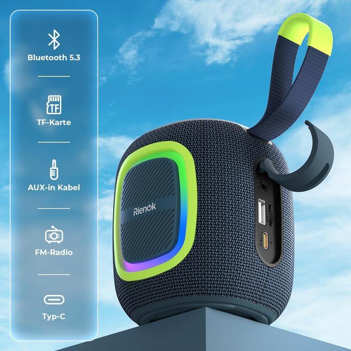 Actual product image Rienok Bluetooth-Lautsprecher (15 h)