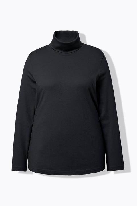 Actual product image Ulla Popken Basic Long Sleeve Slim Fit Turtleneck (54, 56)