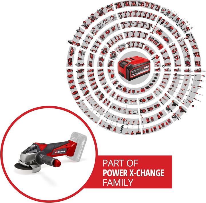 Immagine prodotto Einhell TE-AG 18/115 Li - Solo (115 mm)