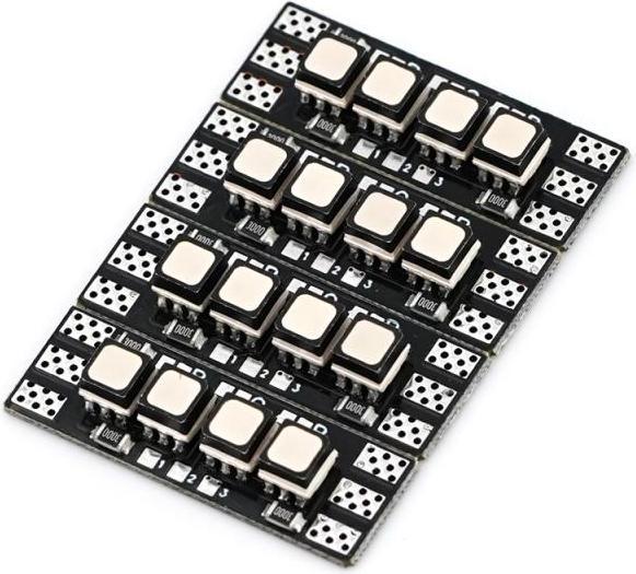 Actual product image Dronefactory TinysLEDs RaceLiteWire Mini RGB LED (4pcs.)