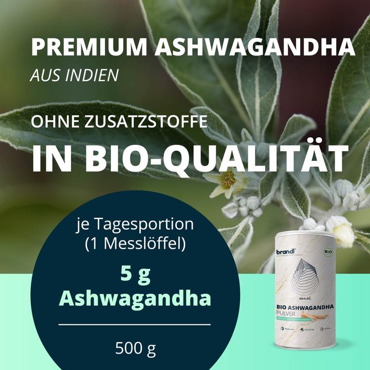 Produktbild Brandl Ashwagandha (1 Stück, Pulver, 500 g)