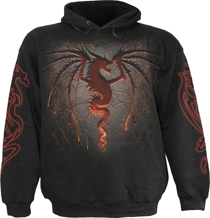 Immagine prodotto Spiral Dragon Furnace Felpa con Cappuccio Adulto Unisex (S)