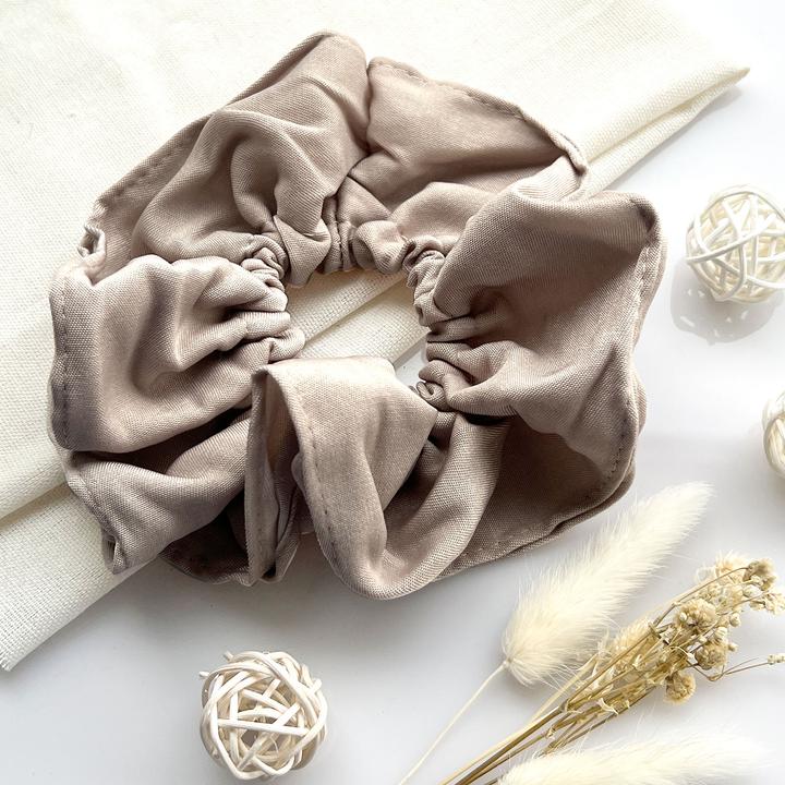 Avizar Scrunchie Uni Plissee Stoff Sage (Hair tie)
