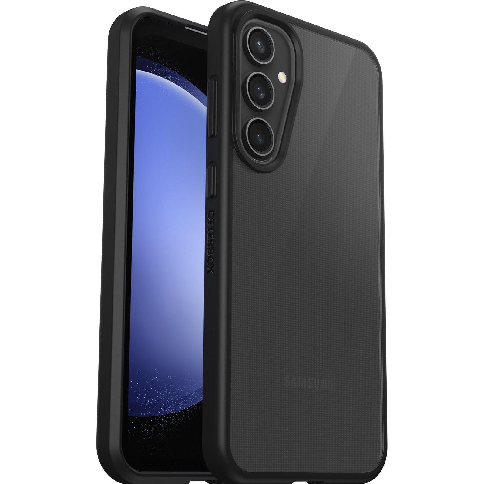 OtterBox React (Samsung Galaxy S23 FE), Smartphone Hülle, Schwarz, Transparent
